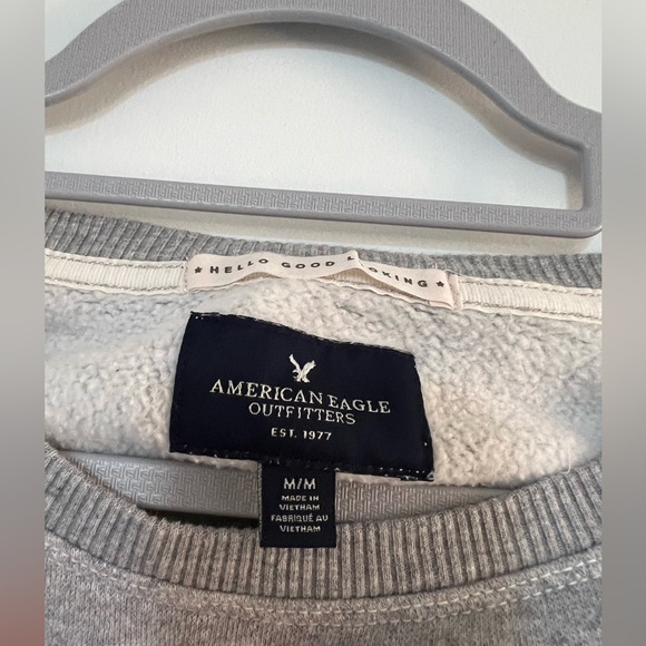 American Eagle Penguin Sequin Crewneck Sweater - Picture 3 of 5